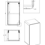 Bathroom Wall Cabinet ARUBA 810 — изображение 3