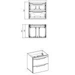 Bathroom Vanity Cabinet ARUBA 820 — изображение 3