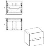 Bathroom Cabinet ARUBA WHITE 828 — изображение 6