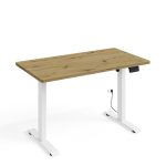 BIMOTION_DESK_1S_WHITE_MAT_ARTISAN_OAK_120x65 — изображение 1