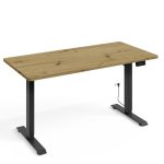 BIMOTION_DESK_1S_BLACK_MAT_ARTISAN_OAK_140x70 — изображение 1