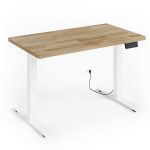 BIM_NATURAL_DESK_2S_WHITE_MAT_NATURAL_OAK_120x65 — изображение 1