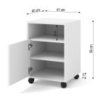 BIMOTION Desk Cabinet on Wheels 60 cm — изображение 3
