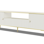 PETRA_TV_STAND_180_2D1S_CASHMERE_GOLD_LEGS — изображение 1