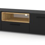 TV_STAND_ANETTE_151_BLACK_ARTISAN_OAK — изображение 1