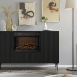 RAVENNA_B_FIREPLACE_CABINET_140_2D1K_BLACK — изображение 4