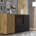 AURIS chest of drawers 3D FIREPLACE — изображение 5