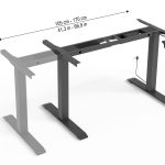 Electric Height-Adjustable Standing Desk with Memory RXD1-2-2RR-B — изображение 4