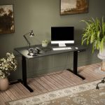 NOOM_LONG_DESK_MOTION_150_BLACK_LEGS_ANTHRACITE_TOP_MOON — изображение 2