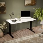 NOOM_LONG_DESK_MOTION_150_BLACK_LEGS_WHITE_TOP_MOON — изображение 2