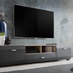 CLIF TV cabinet san remo matt/ graphite matt — изображение 2