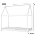 BED_COT_160_80_PINE_WHITE — изображение 2