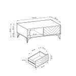 DIAMOND SANDS Coffee Table L104 — изображение 3