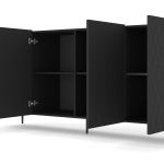 Diuna 4D chest of drawers on black matt legs — изображение 2