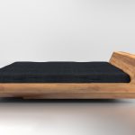 Kobe wooden bed, solid oak wood, sleeping area 140x200 — изображение 3
