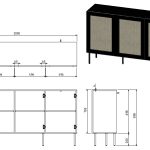 YUCCA_CABINET_200_4D_BLACK_MAT_CALABRIA_JUTA — изображение 4