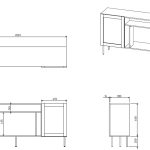 YUCCA_EF_CABINET_200_BLACK_MAT_CALABRIA_WITH_FIREPLACE_JUTA — изображение 4
