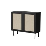 YUCCA_CABINET_100_2D_BLACK_MAT_CALABRIA_JUTA — изображение 1