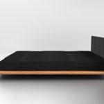 Kuzma wooden bed, solid oak wood, sleeping area 140x200 — изображение 3