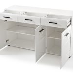 LAUREN chest of drawers SB white matt / white glossy — изображение 2