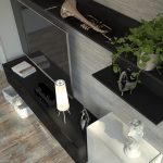 LIMA wall unit white gloss & black gloss — изображение 5