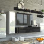 LIMA wall unit white gloss & black gloss — изображение 1