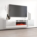 ROXY-180 Hanging TV Stand with Electric Fireplace — изображение 4