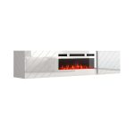 ROXY-180 Hanging TV Stand with Electric Fireplace