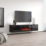 ROXY-180 Hanging TV Stand with Electric Fireplace — изображение 5