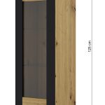 HANGING_CABINET_GLASS_MONDI_125_ARTISAN_EICHE — изображение 3