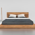 Paul wooden bed, solid oak wood, sleeping area 140x200 — изображение 2