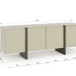 Chest of drawers Queen 180 4D — изображение 5