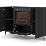 RAVENNA_B_FIREPLACE_CABINET_140_2D1K_BLACK — изображение 3