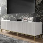 Ravenna B TV Stand milled foiled MDF with frame — изображение 5