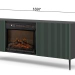 RAVENNA_FPB _RTV_2D_170_C_FIREPLACE_BLACK_MAT_DARK_GREEN — изображение 3