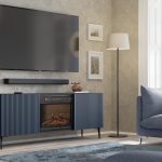 RAVENNA_FPB _RTV_2D_170_C_FIREPLACE__BLACK_MAT_NAVY_BLUE — изображение 2