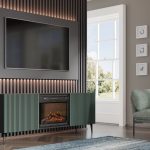 RAVENNA_FPB _RTV_2D_170_C_FIREPLACE_BLACK_MAT_DARK_GREEN — изображение 2