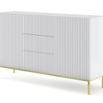 Ravenna B Chest of drawers milled foiled MDF with frame — изображение 1