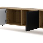 Ravenna B TV Stand milled foiled MDF with pin legs — изображение 2