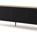 Ravenna B TV Stand milled foiled MDF with pin legs — изображение 1