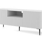 Ravenna PB TV Stand 150 2D1S painted milled MDF with pin metal legs — изображение 1