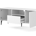 Ravenna PB TV Stand 150 2D1S painted milled MDF with pin metal legs — изображение 2