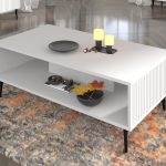 Ravenna PB Coffe table 90x60 foiled with pin metal legs — изображение 2