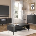 Ravenna PC Coffe table 90x60 diamond MDF with pin metal legs — изображение 2