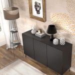 Ravenna PC Cabinet 150 2D1D diamond MDF with pin metal legs — изображение 4
