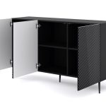 Ravenna PC Cabinet 150 2D1D diamond MDF with pin metal legs — изображение 2