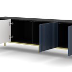 Ravenna F TV Stand 200 4D painted milled MDF with frame — изображение 2