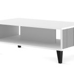 RAVENNA_PB_COFFE_TABLE_90x60_CARB_WHITE_BLACK_BLACK_LEGS — изображение 1