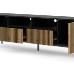 Ravenna F TV Stand 200 2D2S painted milled MDF with frame — изображение 2