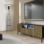 Ravenna F TV Stand 200 2D2S painted milled MDF with frame — изображение 4
